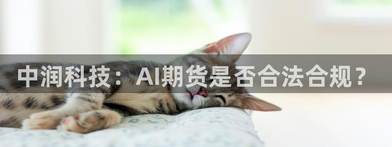 中润科技：AI期货是否合法合规？