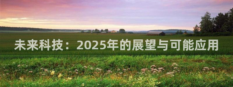 未来科技：2025年的展望与可能应用