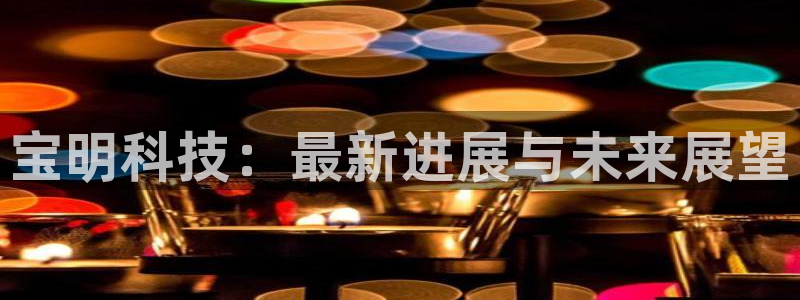 宝明科技：最新进展与未来展望